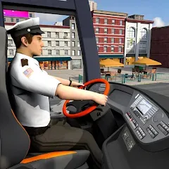 Взломанная City Coach Bus City Bus Games  [МОД Бесконечные монеты] - стабильная версия apk на Андроид