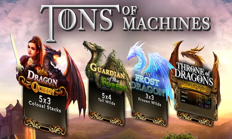 Slots Dragon Machine (Трон драконов слоты)  [МОД Menu] Screenshot 3