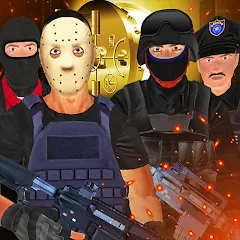 Скачать взломанную Justice Rivals 3 Cops&Robbers  [МОД Unlocked] - стабильная версия apk на Андроид