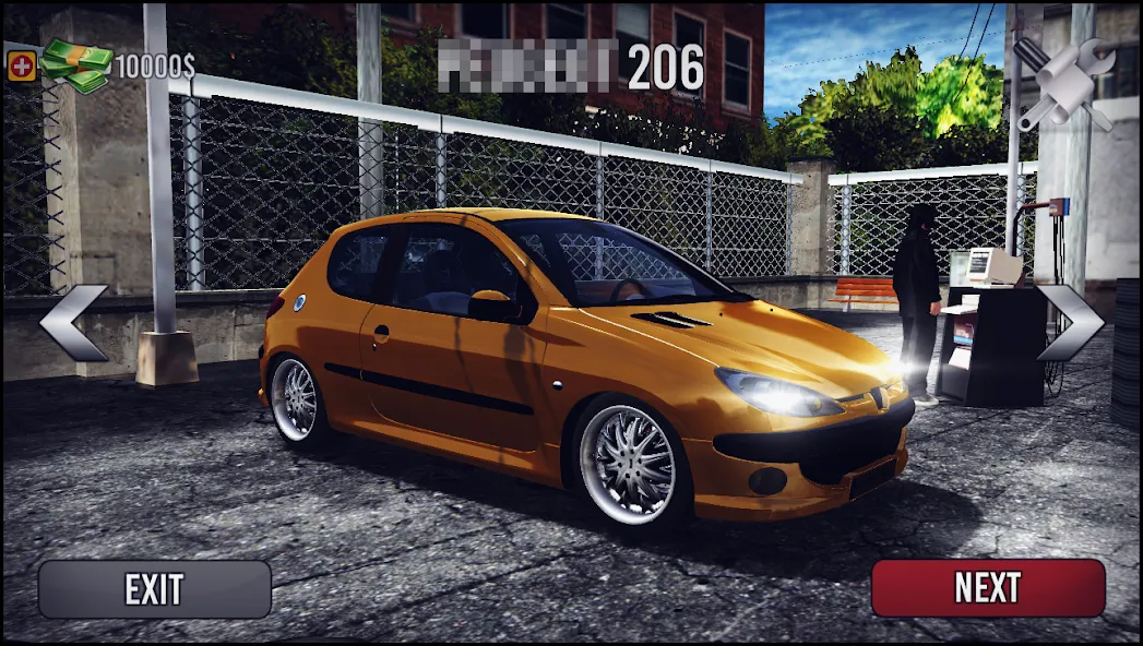 206 Drift Simulator (Дрифт Симулятор)  [МОД Menu] Screenshot 1