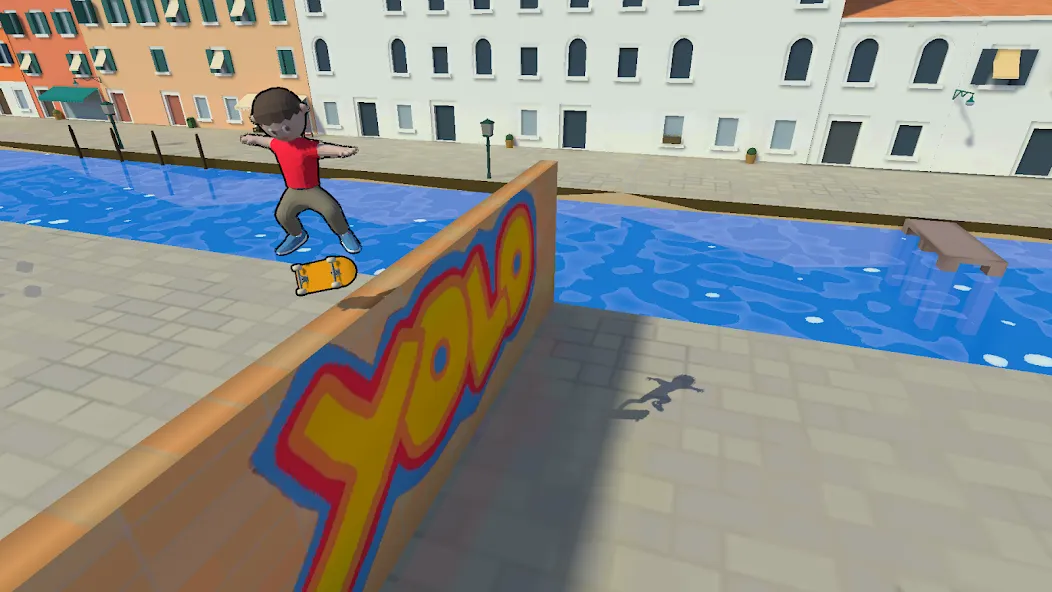 Skate King: Skateboard Stunts (Скейт Кинг)  [МОД Много монет] Screenshot 2