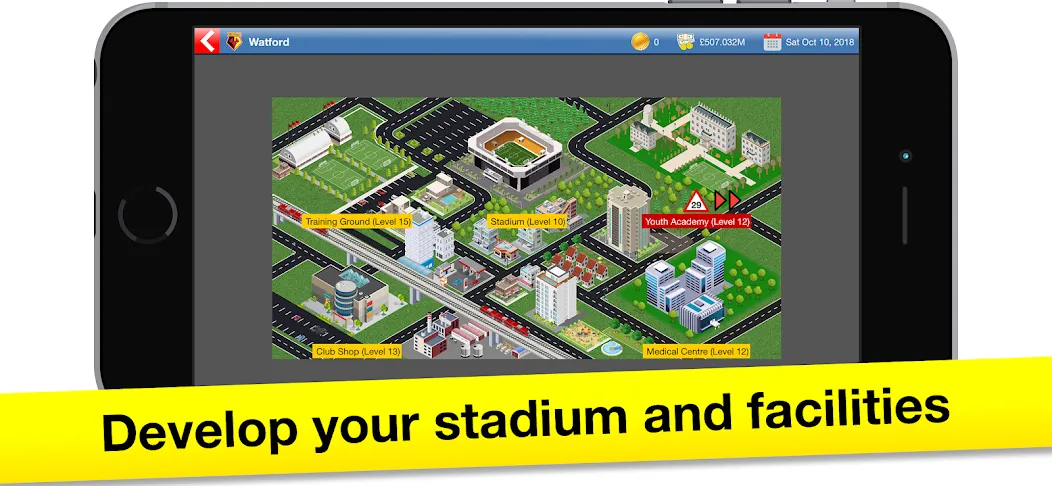 Soccer Tycoon: Football Game  [МОД Бесконечные деньги] Screenshot 2