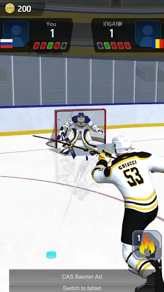 Hockey Game Stars 3D (Хоккей Гейм Старс 3D)  [МОД Все открыто] Screenshot 4