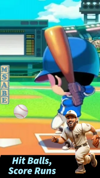 Baseball Letter Strike Homerun  [МОД Unlimited Money] Screenshot 1