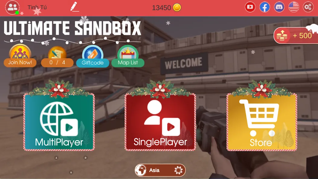 Ultimate Sandbox: Mod Online (Ультимейт Сэндбокс)  [МОД Меню] Screenshot 1