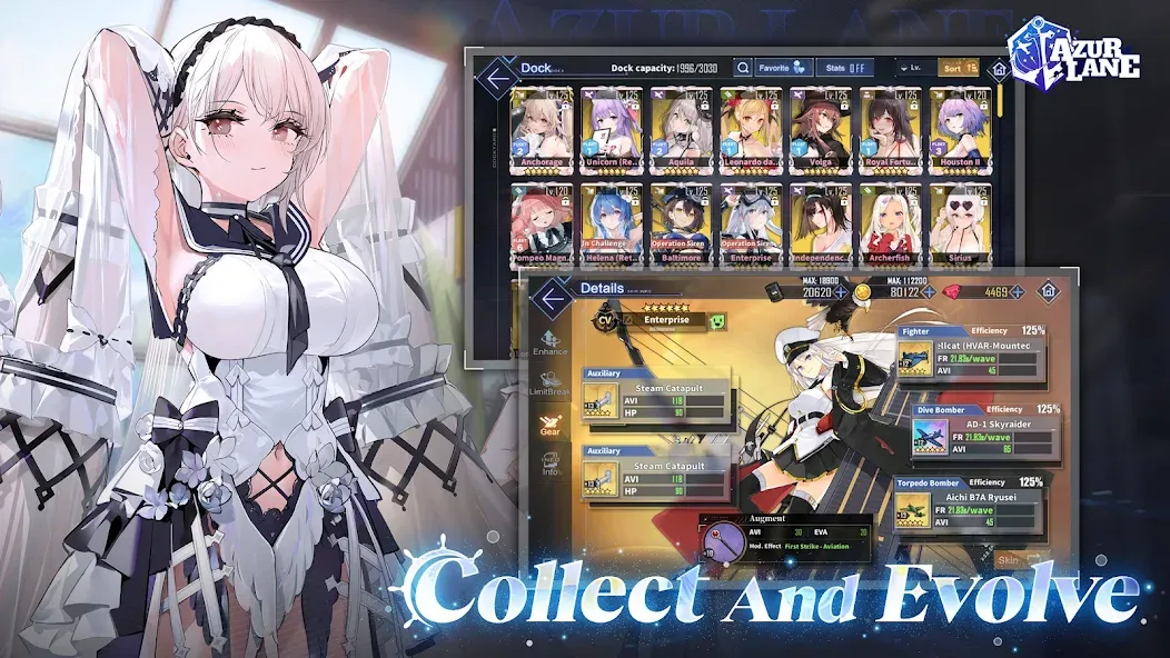 Azur Lane (Азур Лейн)  [МОД Mega Pack] Screenshot 2