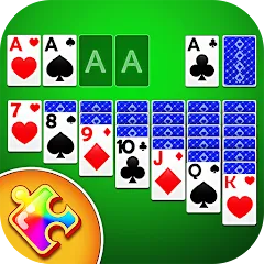 Скачать взломанную Solitaire Puzzle : Card Jigsaw (Солитер головоломка)  [МОД Бесконечные деньги] - последняя версия apk на Андроид