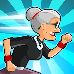 Скачать взлом Angry Gran Run - Running Game (Энгри Гран Ран)  [МОД Unlimited Money] - полная версия apk на Андроид