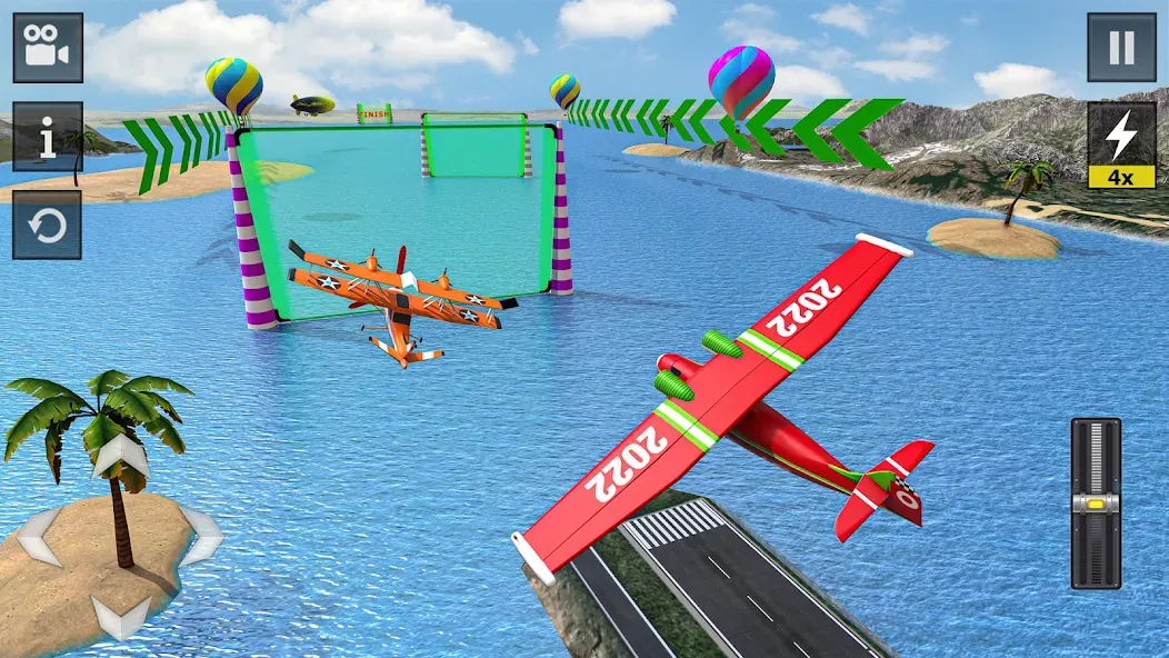 Flight Simulator - Plane Games (Флайт Симулятор)  [МОД Много денег] Screenshot 3