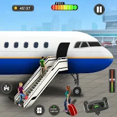 Скачать взлом Flight Simulator - Plane Games (Флайт Симулятор)  [МОД Много денег] - полная версия apk на Андроид