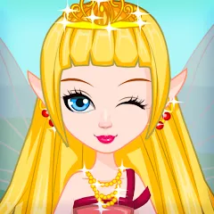 Скачать взломанную Fairy Dress Up - Girls Games  [МОД Mega Pack] - стабильная версия apk на Андроид