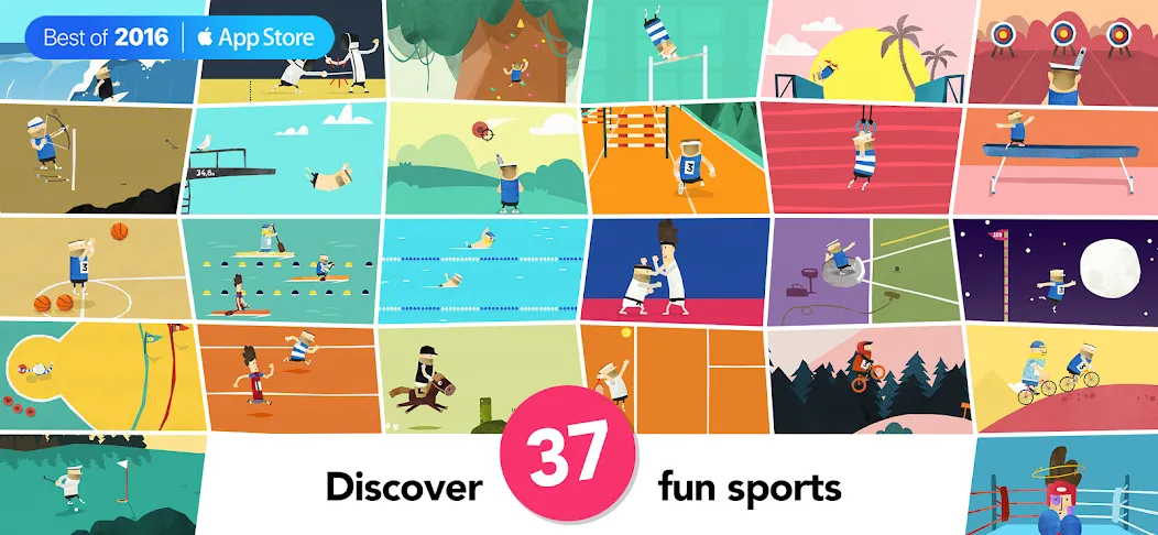 Fiete Sports - 37 Sport Games (Фите Спортс)  [МОД Много монет] Screenshot 1