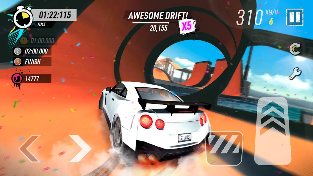 Car Stunt Races: Mega Ramps (Кар Стант Рейсы)  [МОД Mega Pack] Screenshot 1