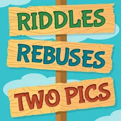 Скачать взломанную Riddles, Rebuses and Two Pics  [МОД Menu] - последняя версия apk на Андроид