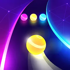 Скачать взломанную Dancing Road: Color Ball Run! (Дансинг Роад)  [МОД Бесконечные монеты] - последняя версия apk на Андроид