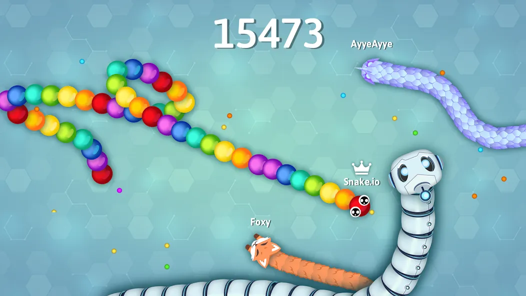 Snake.io - Fun Snake .io Games  [МОД Бесконечные деньги] Screenshot 2