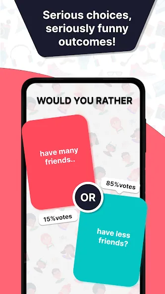 Would u Rather? Party Game  [МОД Все открыто] Screenshot 4
