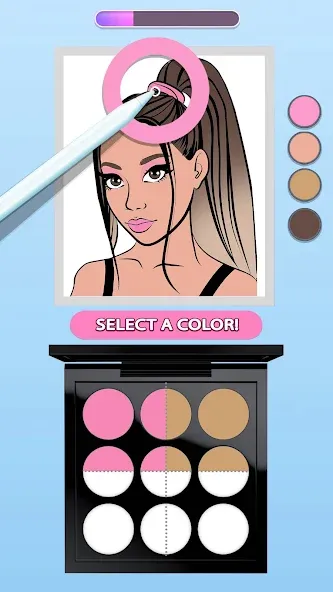 Makeup Kit - Color Mixing  [МОД Много монет] Screenshot 2