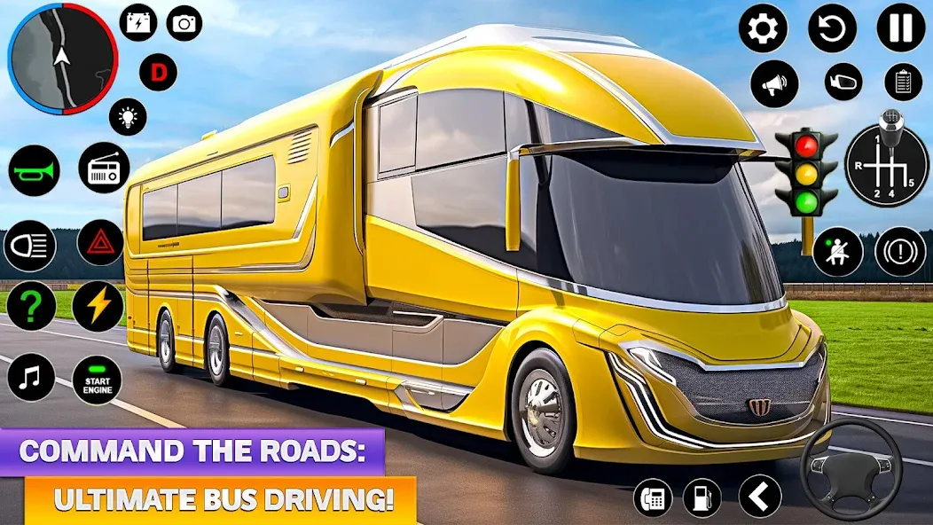 Ultimate Bus Driving Simulator (Ультимативный симулятор вождения автобуса)  [МОД Много монет] Screenshot 3