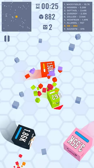 Cube Zone io  [МОД Много монет] Screenshot 3