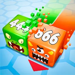 Взлом Cube Zone io  [МОД Много монет] - стабильная версия apk на Андроид