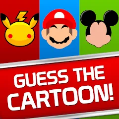 Взлом Guess the Cartoon Character (Догадайтесь кто из мультяшного персонажа)  [МОД Много денег] - полная версия apk на Андроид