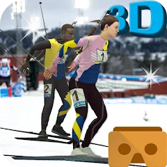 Взломанная Biathlon VR (Биатлон )  [МОД Mega Pack] - полная версия apk на Андроид