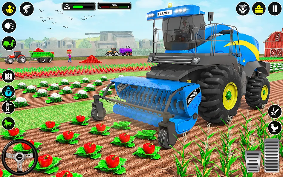 Tractor Farming: Tractor Games (Тракторное хозяйство)  [МОД Меню] Screenshot 2