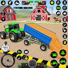 Скачать взлом Tractor Farming: Tractor Games (Тракторное хозяйство)  [МОД Меню] - полная версия apk на Андроид