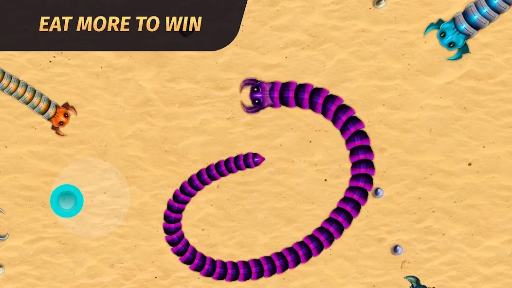 Worm.io - Gusanos Battle  [МОД Unlocked] Screenshot 3