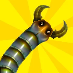 Скачать взломанную Worm.io - Gusanos Battle  [МОД Unlocked] - стабильная версия apk на Андроид