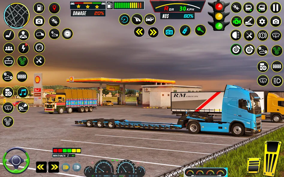 US Truck Simulator Game 2022 (Трак Симулятор)  [МОД Меню] Screenshot 4