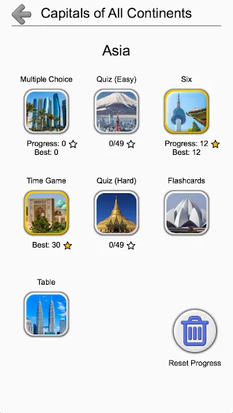 Capitals - Geography Quiz  [МОД Menu] Screenshot 3