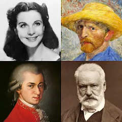 Скачать взломанную Famous People - History Quiz  [МОД Бесконечные монеты] - полная версия apk на Андроид