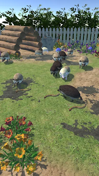 Hedgehog Friends (Хеджхог Френдс)  [МОД Menu] Screenshot 2