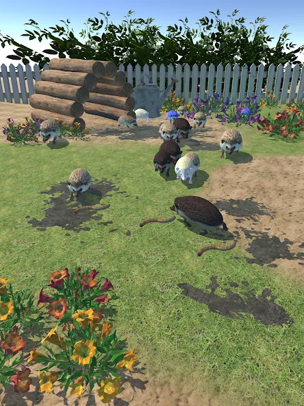 Hedgehog Friends (Хеджхог Френдс)  [МОД Menu] Screenshot 5