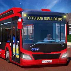 Скачать взломанную City Bus Simulator: Bus Games (Риал Сити Бас Симулятор Геймс)  [МОД Бесконечные деньги] - стабильная версия apk на Андроид