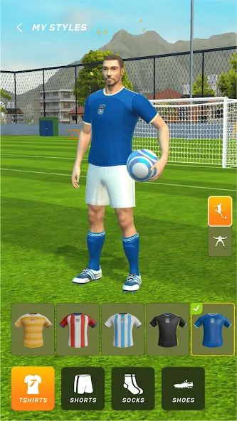 Football World - Real People (Футбол Ворлд)  [МОД Бесконечные монеты] Screenshot 5