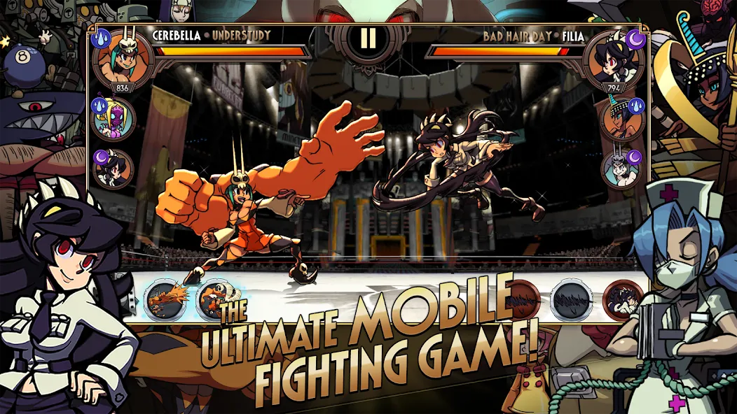 Skullgirls: Fighting RPG (Скулгрлз)  [МОД Бесконечные монеты] Screenshot 1