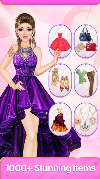 Dress Up Fashion: Makeup Games  [МОД Бесконечные деньги] Screenshot 4