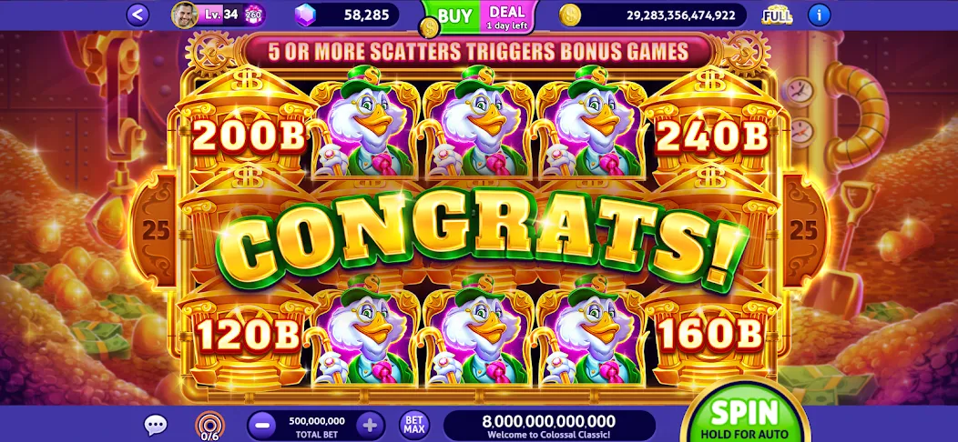 Club Vegas Slots Casino Games (Клуб Вегас)  [МОД Menu] Screenshot 3