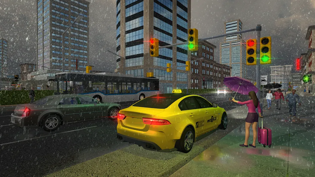 Taxi Game 2  [МОД Unlimited Money] Screenshot 1