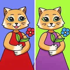 Взломанная Find Differences: Cute Cats  [МОД Все открыто] - стабильная версия apk на Андроид