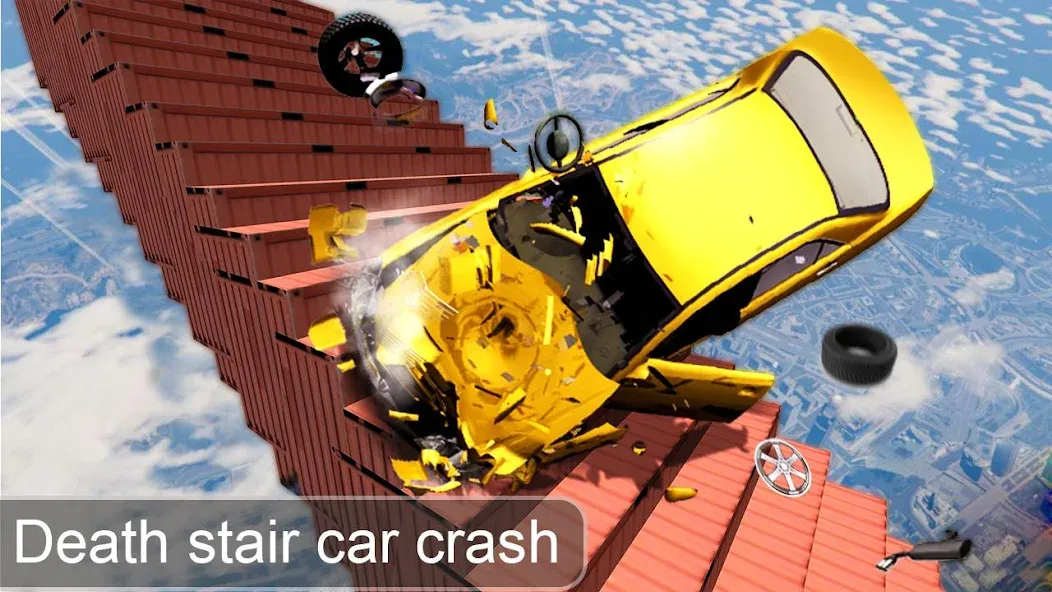 Beam Drive Crash Death Stair C (Бим Драйв Краш Дэт Стэр С)  [МОД Unlimited Money] Screenshot 1