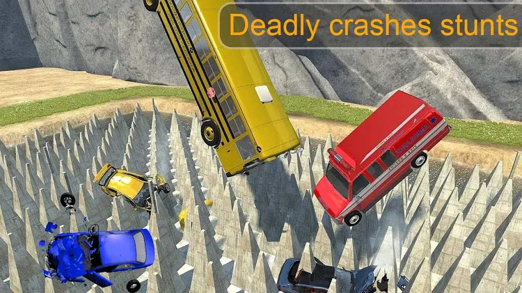 Beam Drive Crash Death Stair C (Бим Драйв Краш Дэт Стэр С)  [МОД Unlimited Money] Screenshot 2