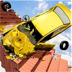 Взломанная Beam Drive Crash Death Stair C (Бим Драйв Краш Дэт Стэр С)  [МОД Unlimited Money] - стабильная версия apk на Андроид