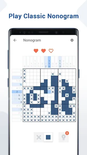 Nonogram - Fun Logic Puzzle (Нонограмма)  [МОД Все открыто] Screenshot 1