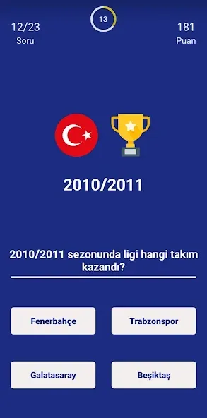 Türkiye Süper Ligi Bilgi Oyunu  [МОД Много денег] Screenshot 3