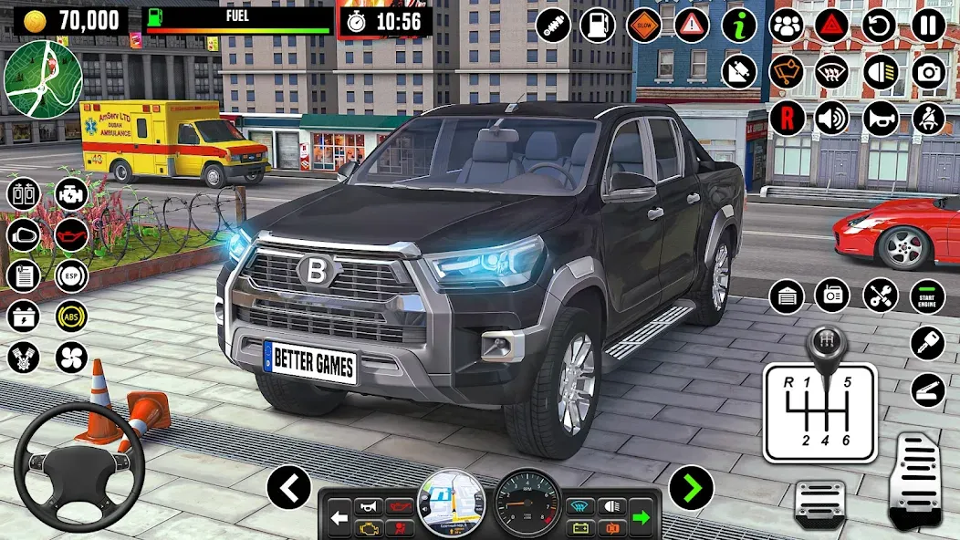 City Driving School Car Games  [МОД Бесконечные монеты] Screenshot 1