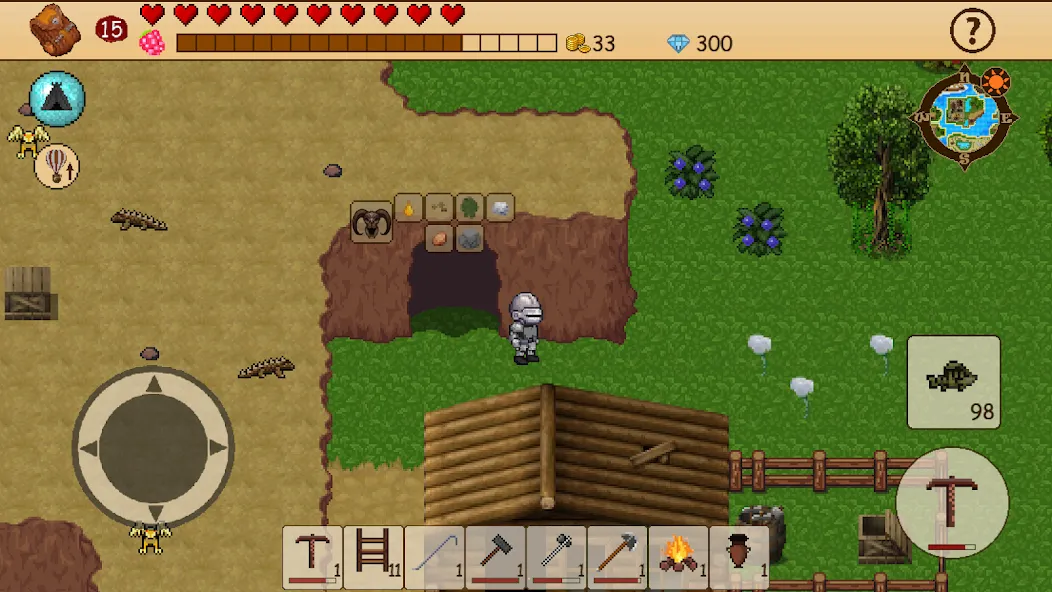 Survival RPG: Open World Pixel (Сурвайвл РПГ)  [МОД Все открыто] Screenshot 1